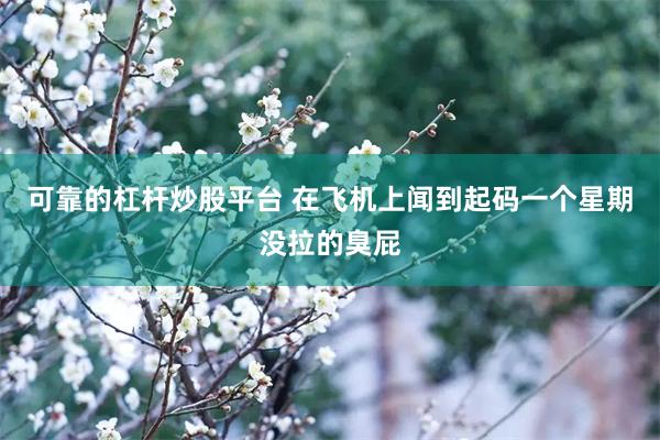 可靠的杠杆炒股平台 在飞机上闻到起码一个星期没拉的臭屁
