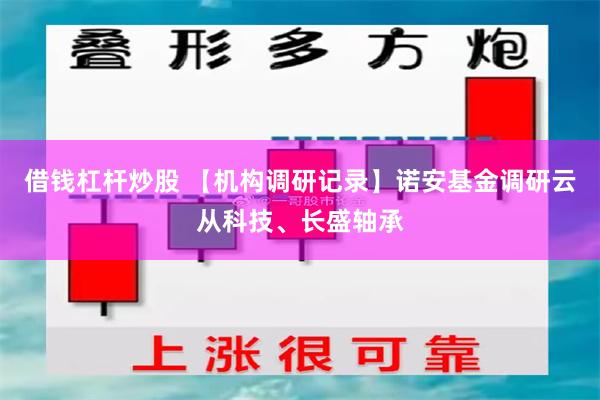 借钱杠杆炒股 【机构调研记录】诺安基金调研云从科技、长盛轴承