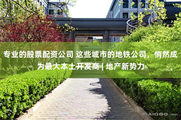 专业的股票配资公司 这些城市的地铁公司，悄然成为最大本土开发商 | 地产新势力