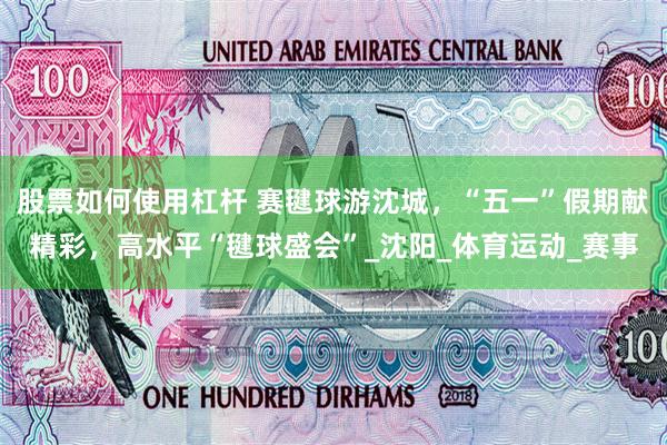 股票如何使用杠杆 赛毽球游沈城，“五一”假期献精彩，高水平“毽球盛会”_沈阳_体育运动_赛事